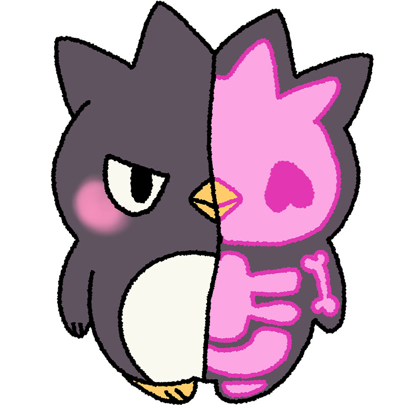 Badtz-Maru sticker - Sanrio
